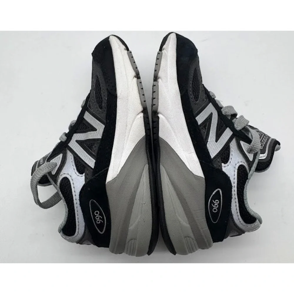 New Balance 990v6 Kids Black Gray Running Shoes IC990BK6 US 8C Toddler
